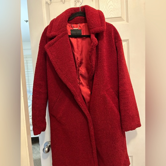 COPY - Red teddy jacket - Picture 1 of 4